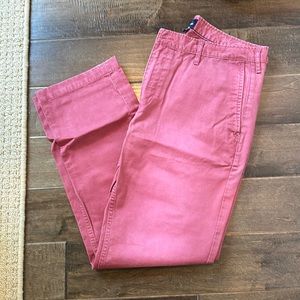 Men’s gap red worn wash chino pant